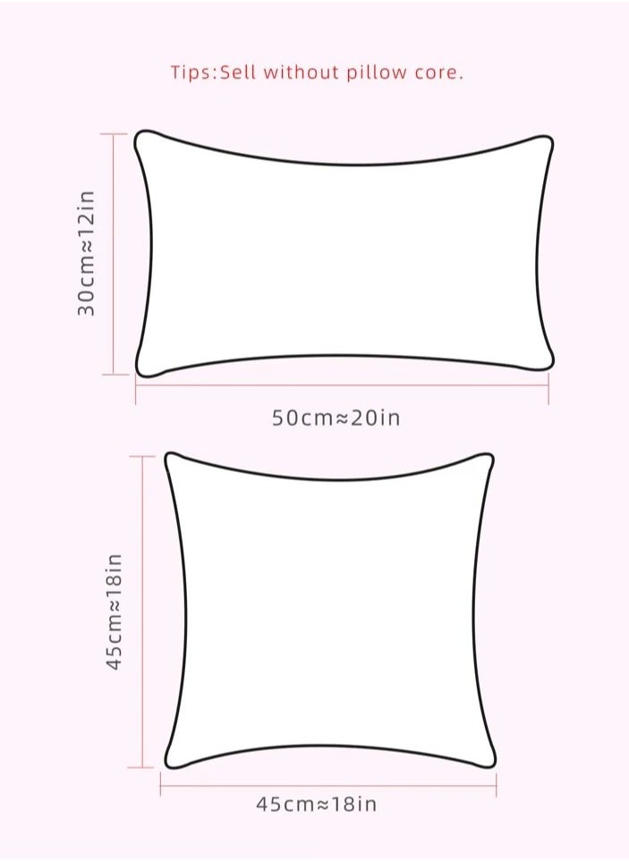 AL-HRAER One Piece Of Embroidered Cotton Cushion Cover with Bohemian Embroidered And Furry Patterns Soft And Elegant And Modern Feeling Without Filling  - Image 5