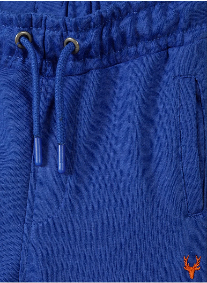 MINOTI Boys Jogger Pants with Embroidery and Side Pockets