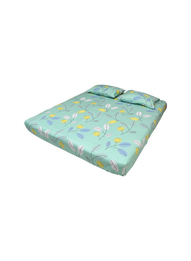 Rahalife 3-Piece Bedsheet Set Double Size 1xBedsheet( 240x254 Cm), 2xPillow Case( 50x75 Cm) Polyester|Bedding,Linen,Bed sheet set,Bed Linen Collection,Double/Queen Size Bedsheet set  - Image 3