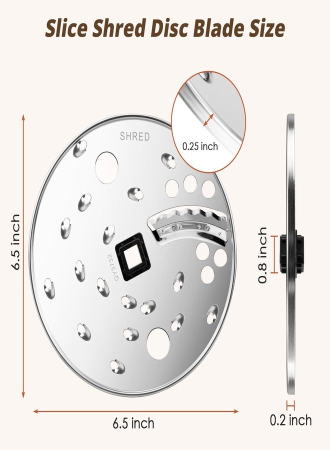 شفرة قرص التقطيع/الفرم البديلة لمعالج الطعام من هاميلتون بيتش 70730، 70740، 70670، 70760 - Image 2