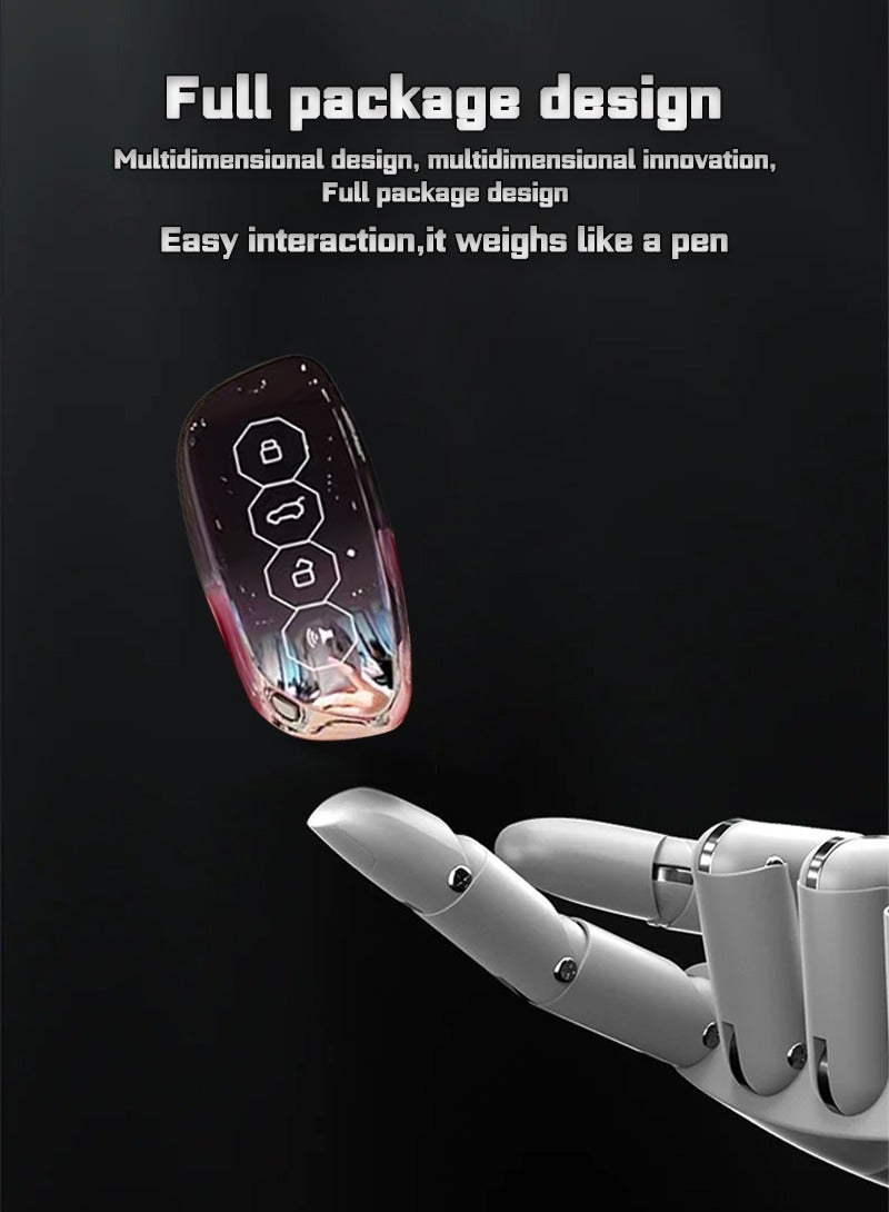Soft TPU Key Cover for HAVAL, Shockproof Full Protection Case with Metal Ring - Image 4