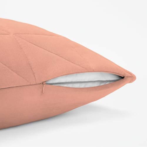Tuft & Needle Tuft Needle Linen Cotton Body Pillow Cover Soft Breathable Fabric for AllSeason Comfort MoistureWicking Durable OekoTex Certified Muted Clay One Size - Image 3