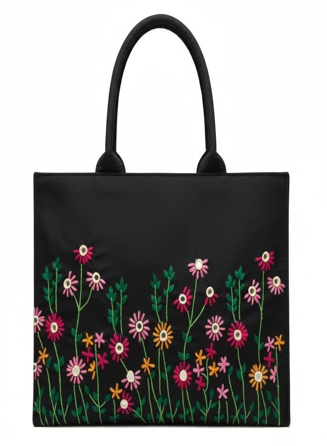 HETVIN Casual Tote Bag for Women - Lightweight & Durable Canvas Handbag - Perfect for Office, School, Gym, Picnic & Shopping Trips - Image 1