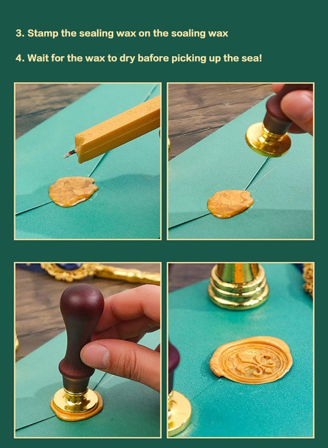 أورجنيزر مجموعة خط عتيقة مع رؤوس أقلام، ومجموعة أقلام ريشة وحبر، ومجموعة خط مع رؤوس أقلام غمس ومجموعة ختم شمع، وحوامل مزخرفة، وصندوق هدايا - Image 5