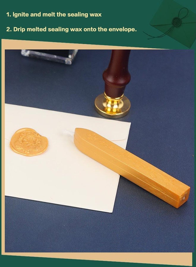 أورجنيزر مجموعة خط عتيقة مع رؤوس أقلام، ومجموعة أقلام ريشة وحبر، ومجموعة خط مع رؤوس أقلام غمس ومجموعة ختم شمع، وحوامل مزخرفة، وصندوق هدايا - Image 4