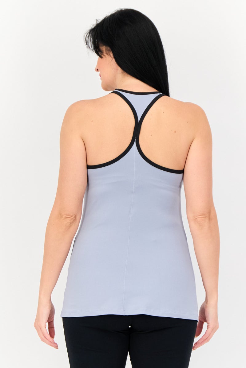 Reebok Women Sportswear Fit Brand Logo Sleeveless Running Top, Multicolor - Image 4