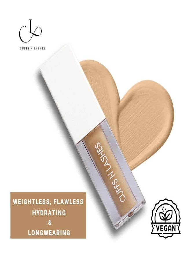 Cuffs N Lashes Cover It All Liquid Concealer Mocha-09 | 6ML | Full Coverage Long Lasting Lightweight Formula | Crease-Free Blendable Makeup Base | Smooth Flawless Finish for All Skin Types - Image 2