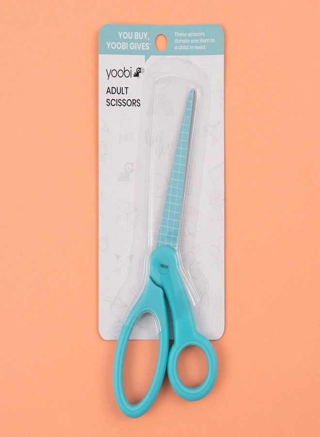 Yoobi | Scissors | Adult with Grid Blade | Mint - Image 5