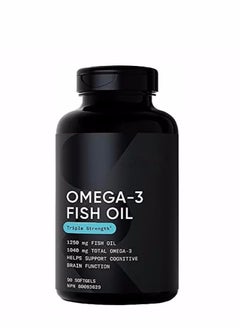 أوميغا 3 صيانة وظائف القلب والدماغ الطبيعية زيت السمك النقي 1250 mg