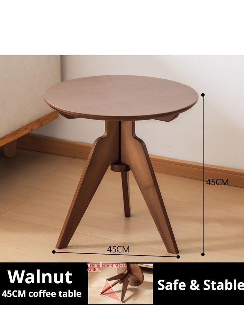 Side End Table for Living Room Bedroom, Wood Bedside Table,Small Snack Side Table, Sofa Coffee Table, Corner Bedside, Accent Table Living Room Bedroom Balcony Office, Easy Assembly - Image 2