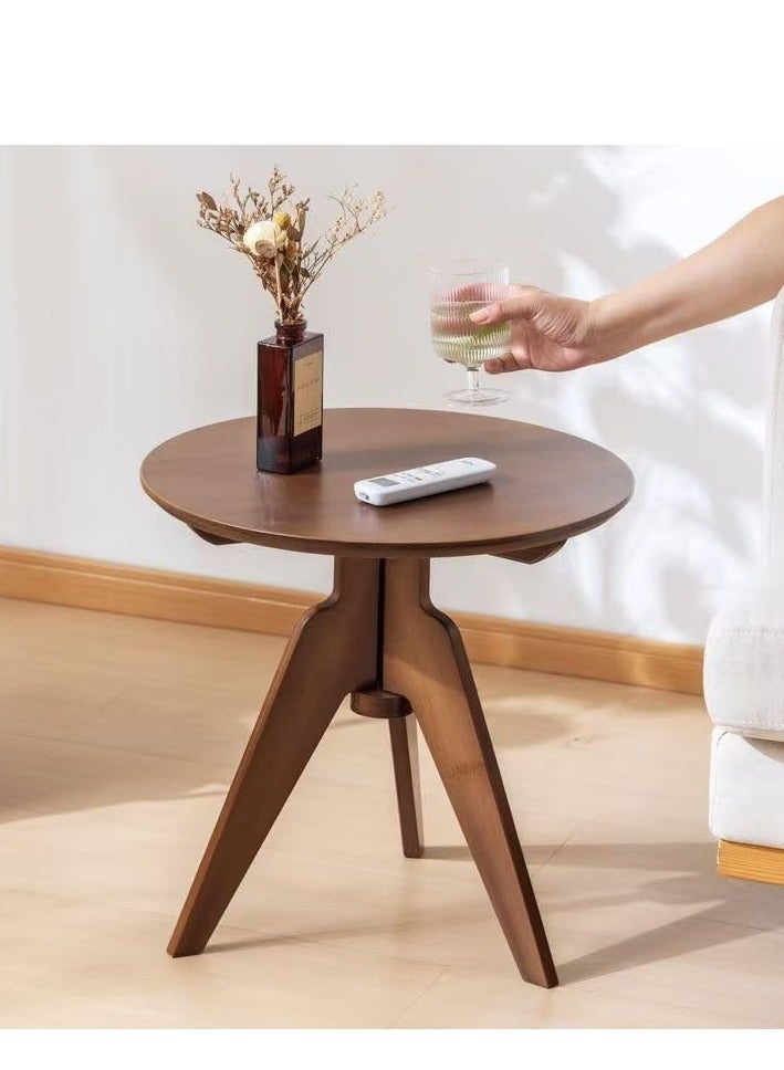 Side End Table for Living Room Bedroom, Wood Bedside Table,Small Snack Side Table, Sofa Coffee Table, Corner Bedside, Accent Table Living Room Bedroom Balcony Office, Easy Assembly - Image 4
