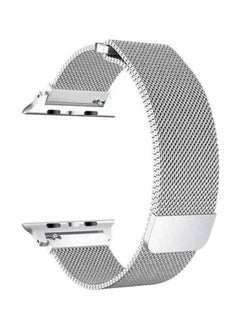 Stainless Steel Mesh Loop Replacement Wrist Band strap For Apple Watch 42mm Silver