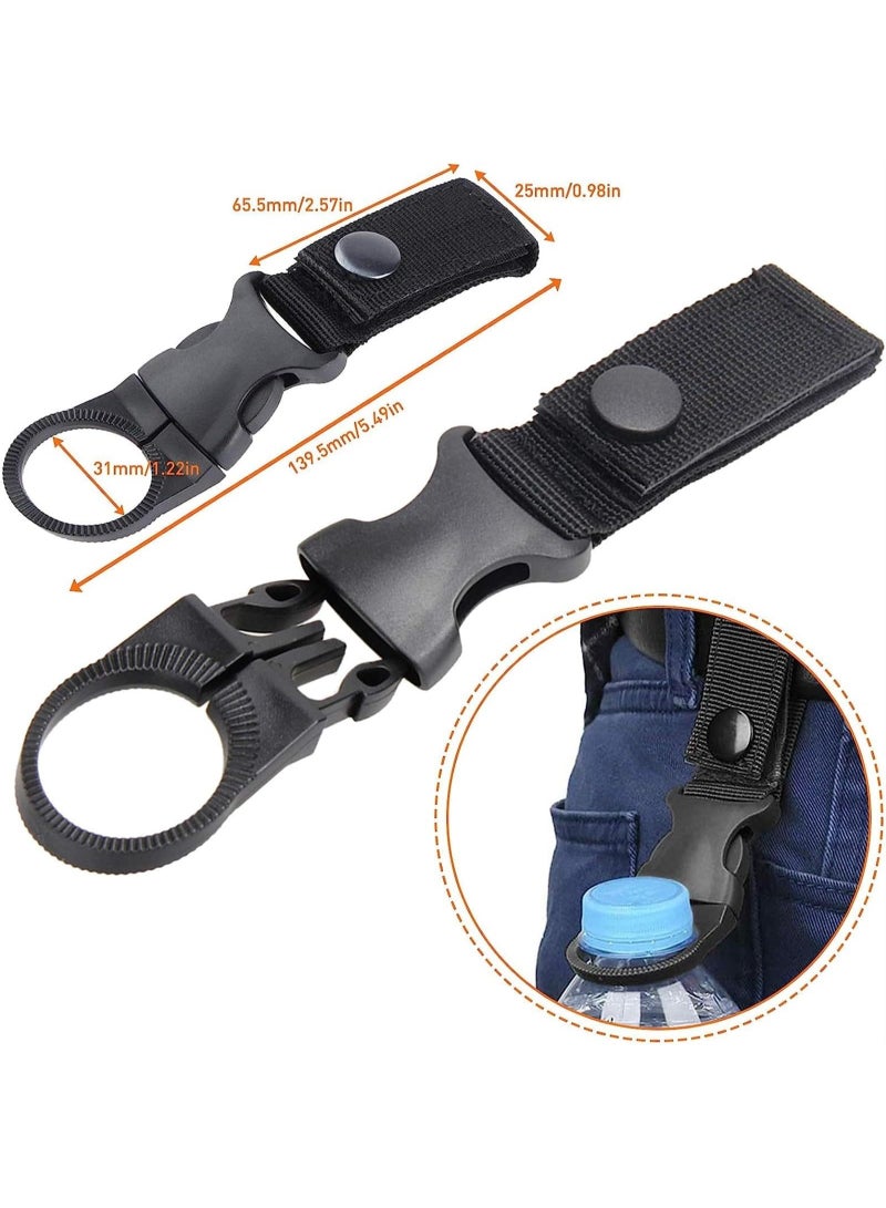 مجموعة ملحقات حقيبة الظهر Molle المكونة من 32 قطعة من 28 ملحقًا، وحلقة على شكل حرف D ومشبك قفل Grimloc وحزام Web Dominator وأوتار مرنة - Image 3