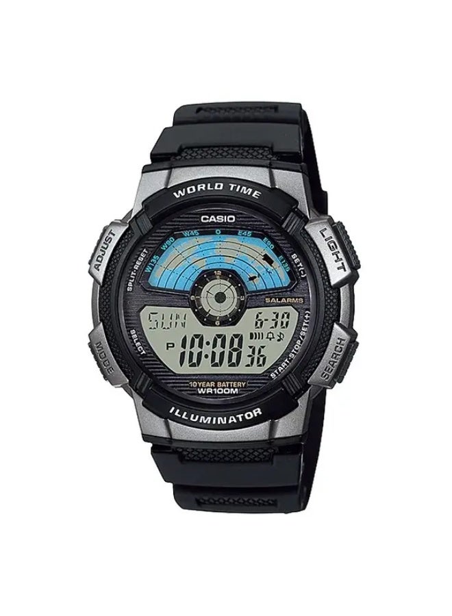 Men's Water Resistant Digital Watch AE-1100W-1AVDF