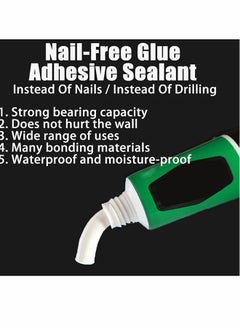 WILLIAM WEIR No More Nail - All Purpose Glue, Nail-Free Glue Adhesive Sealant, Universal Super Glue for Resin Ceramic Metal Glass  60g  - Image 2