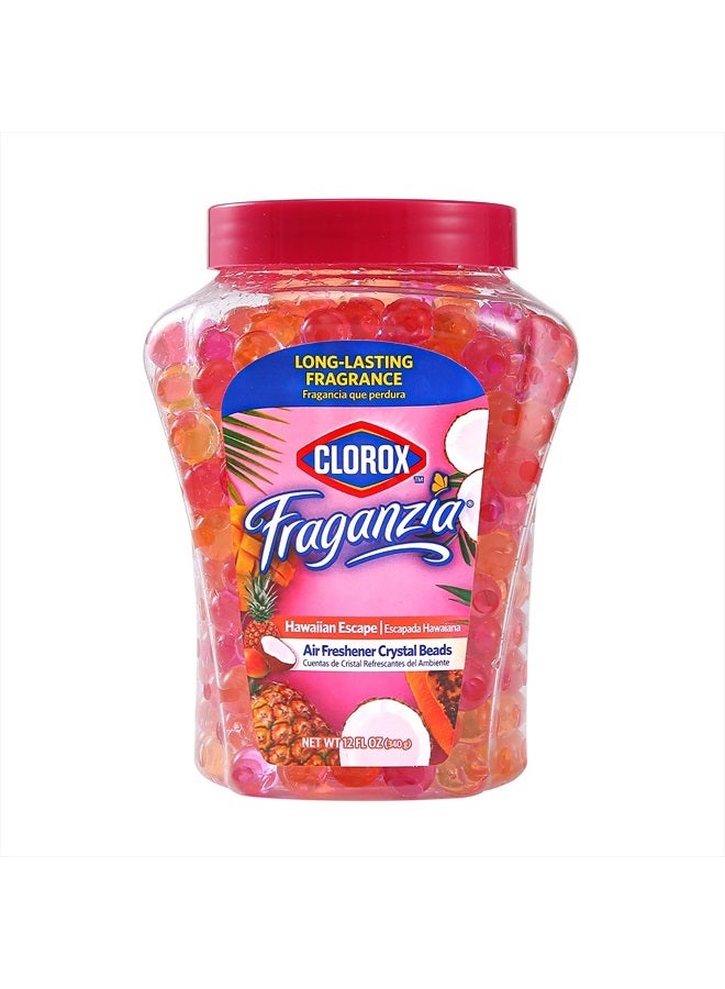 Clorox معطر هواء كريستال فراجانزيا بخرز في هوانا إيسكيب | معطر هواء للغرف يدوم طويلاً للمنزل أو السيارة | معطرات هواء صلبة | 12 أونصة، 1 عبوة - Image 1
