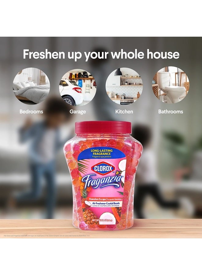 Clorox معطر هواء كريستال فراجانزيا بخرز في هوانا إيسكيب | معطر هواء للغرف يدوم طويلاً للمنزل أو السيارة | معطرات هواء صلبة | 12 أونصة، 1 عبوة - Image 4