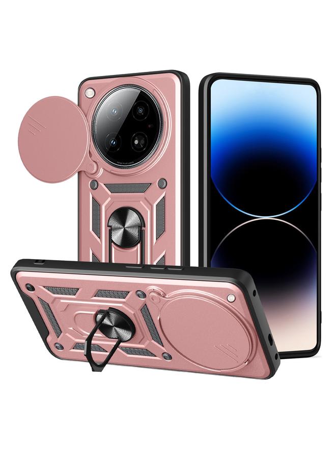 اس-توب جراب لهاتف Infinix Zero 40 4G بتصميم غطاء كاميرا منزلق مصنوع من مادة TPU+PC - Image 1