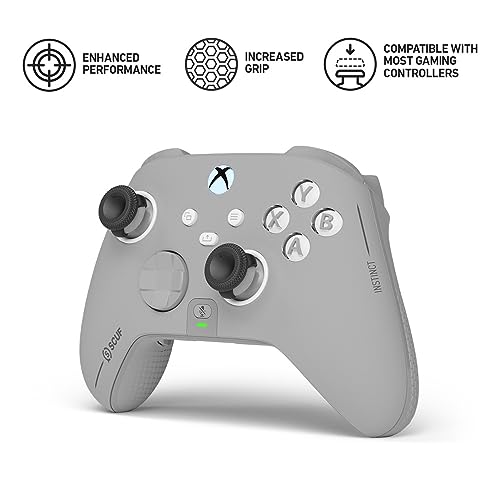 SCUF Control Thumbstick Grips - 4 Pack with 2 Bases - Catalyst - Joystick Thumb Grips For Xbox One and Xbox Series X & S, PS4, PS5, Nintendo Switch Pro Controller - Black - Image 2