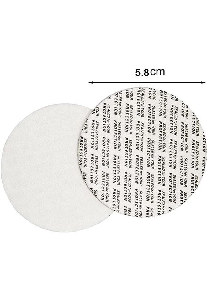 Generic - 200 Pack Self Adhesive Cap Seal Foam Waterproof Gasket Pressure Sensitive Line Foam Gasket For Cosmetic Plastic Glass Bottles 58mm - Image 1