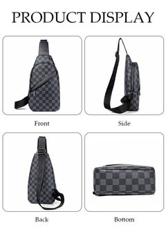 DUNISO Compact Chest Bag for Men Waterproof Crossbody Bag Multipurpose Chest Shoulder Bag with Buckle Multi-pocket Everyday Carry Bag Sling Bag for Travel Work Sports  - Image 2