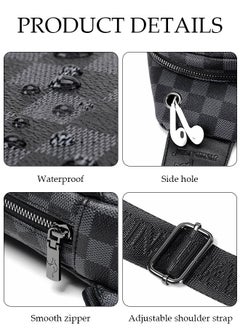 DUNISO Compact Chest Bag for Men Waterproof Crossbody Bag Multipurpose Chest Shoulder Bag with Buckle Multi-pocket Everyday Carry Bag Sling Bag for Travel Work Sports  - Image 3