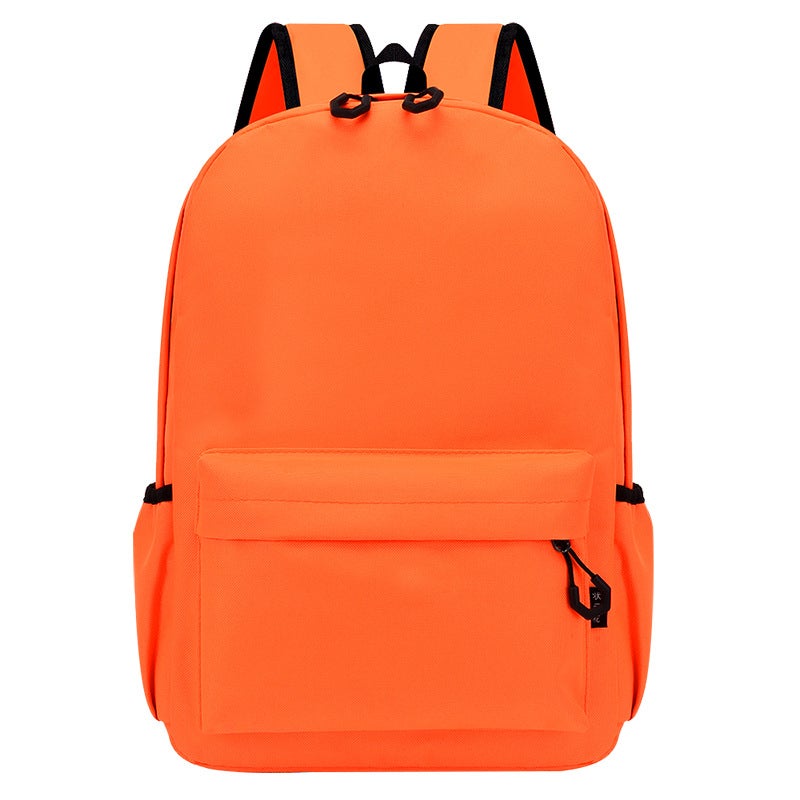 Custom Logo Kids School Backpack Orange 