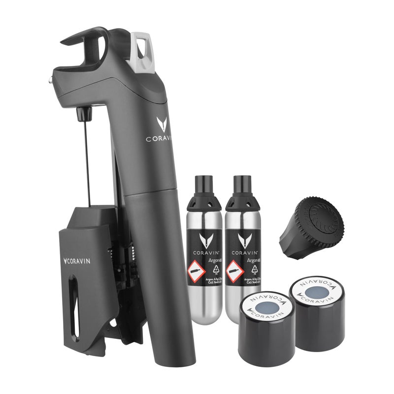 Coravin Timeless Three Plus Wine By-the-Glass System in Black - Image 1