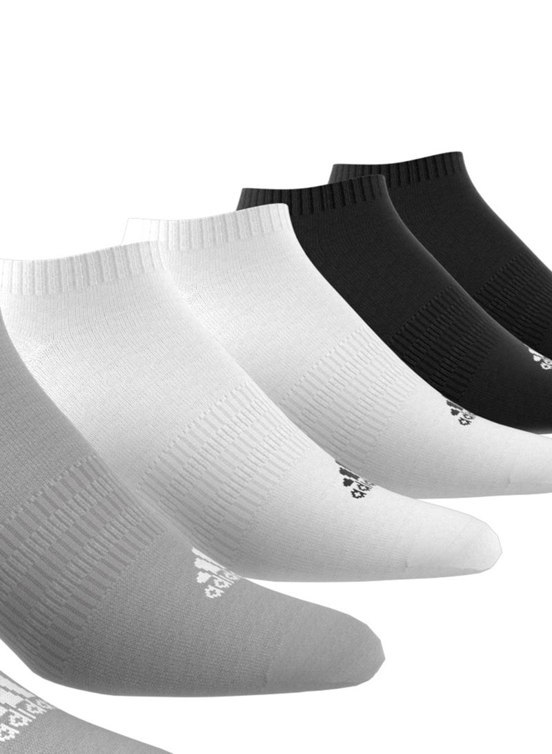 Adidas 6 Pack Cushioned Low-Cut Sports Socks  - Image 3