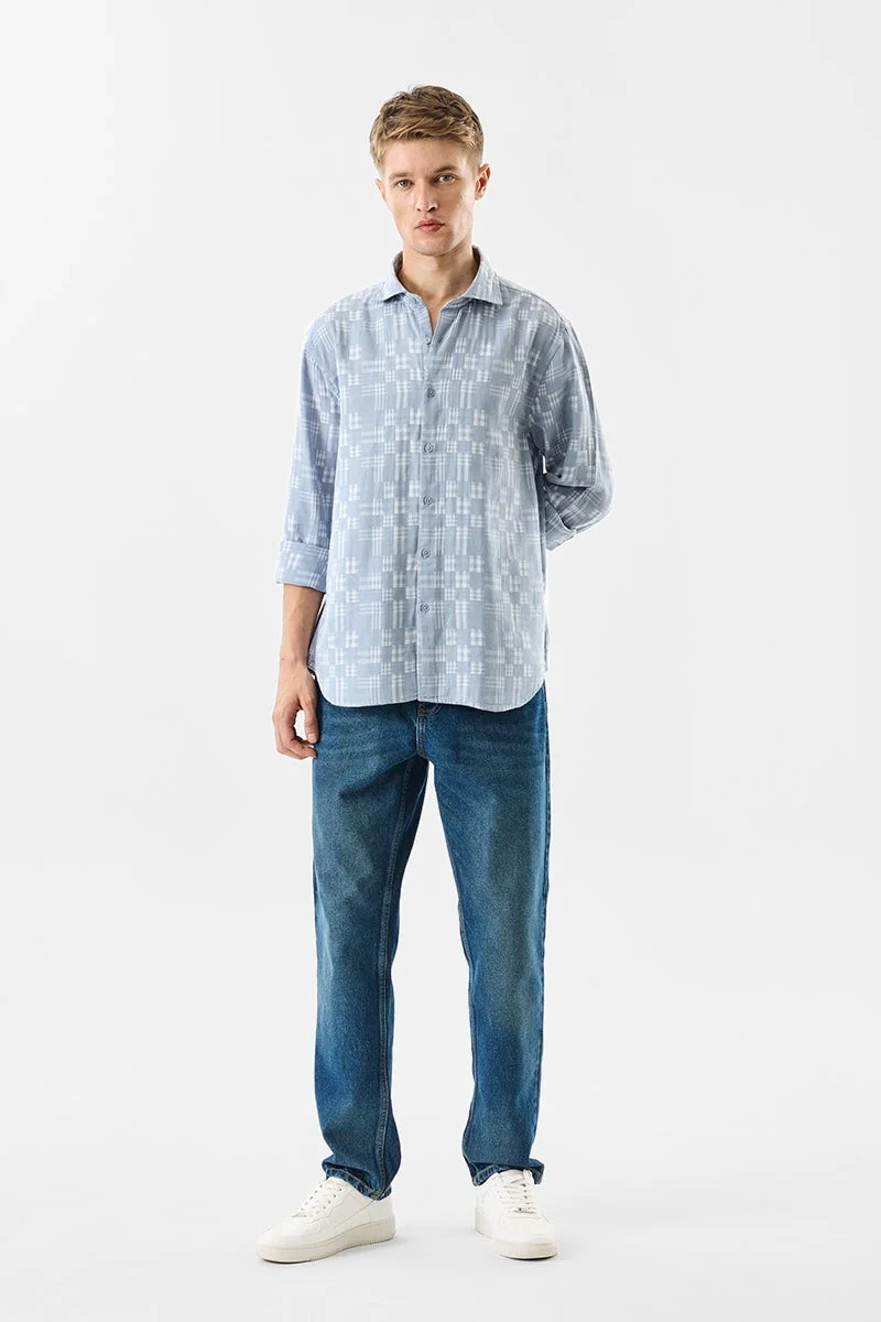 سنيتش قميص قطن % كاروهات بقصة عادية