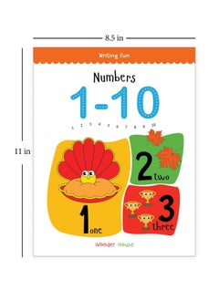 Numbers 1-10: Write and Practice Numbers 1 to 10 (Writing Fun) [Paperback] Wonder House Books Editorial  - Image 3