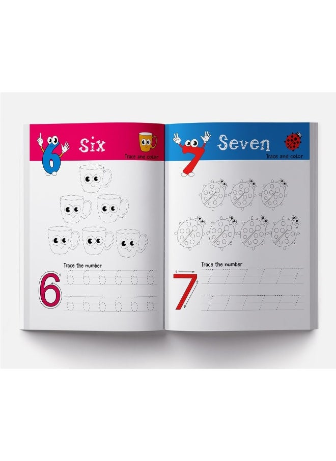 null - Numbers 1-10: Write and Practice Numbers 1 to 10 (Writing Fun) [Paperback] Wonder House Books Editorial - Image 1