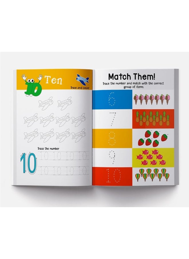 null - Numbers 1-10: Write and Practice Numbers 1 to 10 (Writing Fun) [Paperback] Wonder House Books Editorial - Image 1