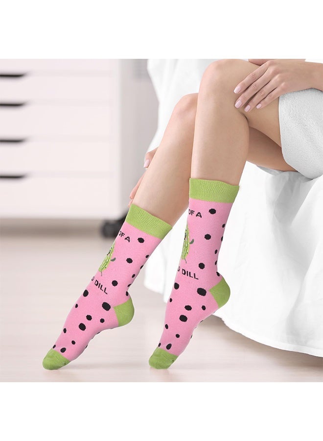 1 Pair Funny Pickle Socks, Silly Dill Crew Socks Novelty Gag Gifts Stocking Stuffers for Adults Teen Girls Boys Men Women Kids - Image 5