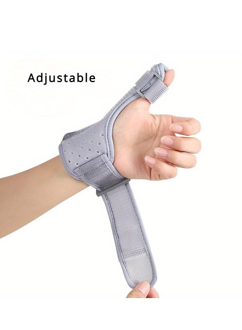 GUDOO دعامة معصم وإبهام قابلة للعكس لكلتا اليدين توفر دعمًا مريحًا للالتواءات والتهاب المفاصل والتهاب الأوتار، خفيفة الوزن وقابلة للتنفس. - Image 5
