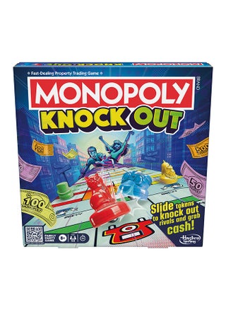 Monopoly Knockout Family Party Game For Kids, Teens, And Adults | Ages 8 and Up | 2-8 Players | 20 Mins. Average | Quick-Playing Board Games - pzsku/Z719F8725606E06A5AAEBZ/45/_/1730887224/399acb18-5505-4712-9cc8-323f3235e0d1