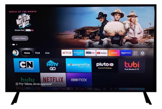 Pluto 55-inch 4K Smart LED TV - Built-in Receiver - Shatterproof - Image 1