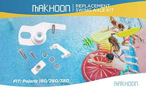 Makhoon Pool Cleaner Replacement Parts C36 Swing Axle Kit for Polaris Zodiac 180/280/380 Pressure Cleaner - Image 2