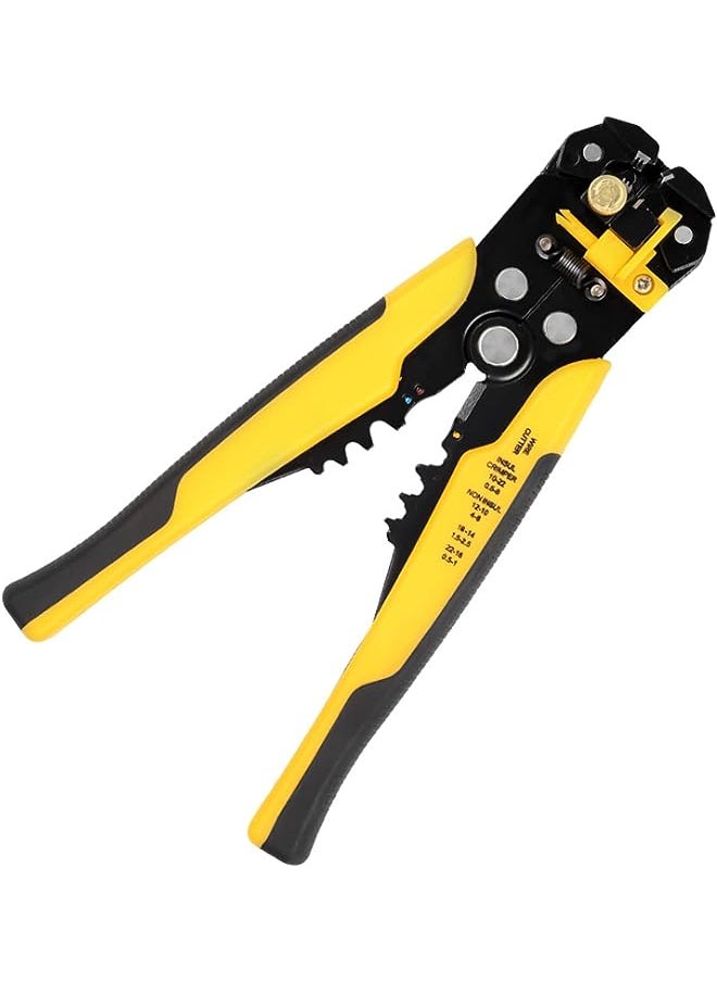 DAYONG Multifunction Self-Adjusting Wire Stripper,3 in1 Automatic Insulation Wire Stripping/Cutting/Crimping Pliers Tool,8 inch Electrical Cable Cutter for AWG 10-24(0.2~6.0mm²)  - Image 1