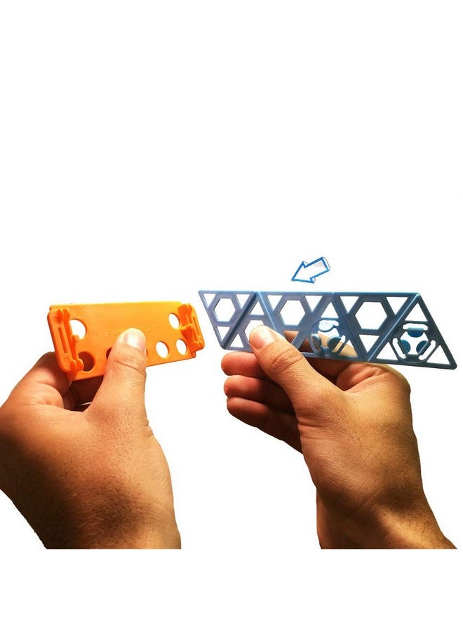 Qubits Stem Construction Set 100 Pieces An Open Play Engineering And Building Toy (Alternative To Blocks)  - Image 4