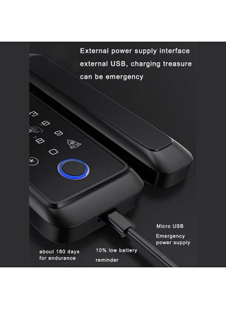 Tuya Smart Lock Fingerprint Lock Door Lock Keypad Door Lock with Handle Fingerprint Electronic Deadbolt Door Lock Smart Door Lock Compatible with Tuya APP - pzsku/Z719FFD2EAA163C49E89DZ/45/_/1688459968/1d983d1e-b11c-414b-92ce-31b611205041
