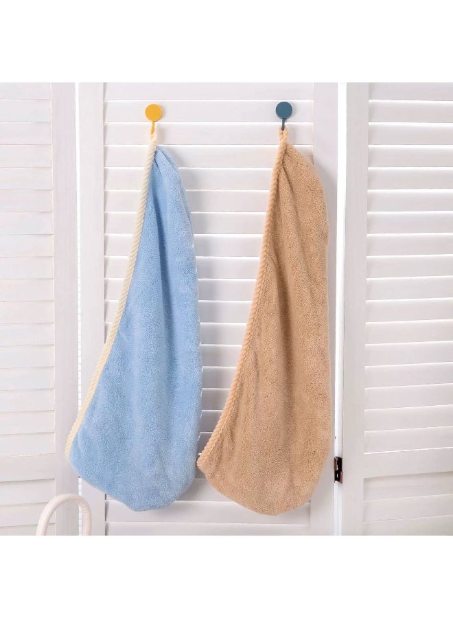 Microfiber Hair Bonnet, Towel, Hair Turbans for Wet Hair, Curly Hair, Hair Drying Towel, Multicolor - Image 5