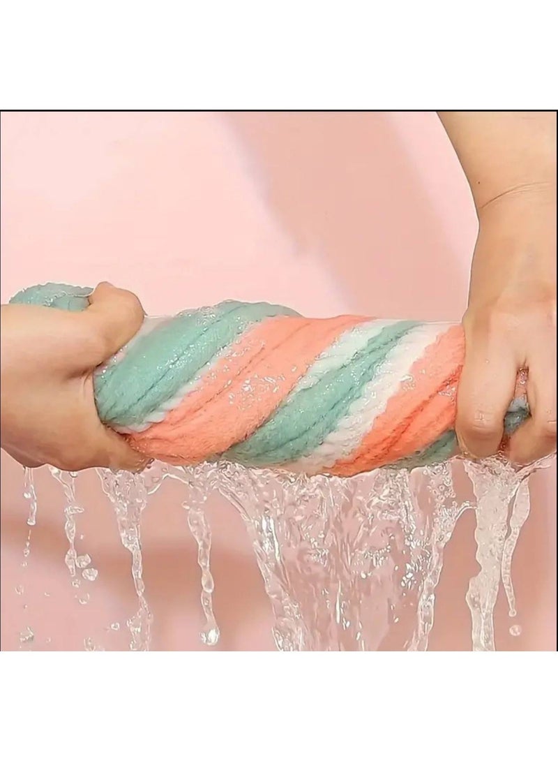 Microfiber Hair Bonnet, Towel, Hair Turbans for Wet Hair, Curly Hair, Hair Drying Towel, Multicolor - Image 3