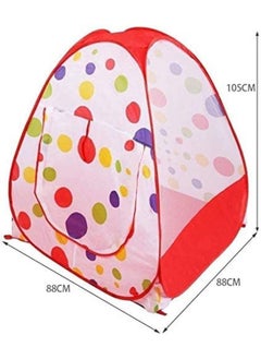 EASY FUTURE Tent Play House Foldable Pop UpTent Play Play House for Children Ocean ball Pool Indoor and Outdoor Including 100 Pcs Colorful Soft Plastic Ocean Fun Ball  - Image 2