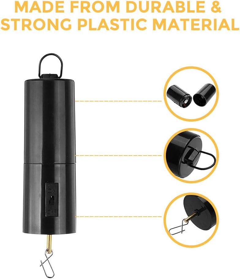 klarako Hanging Display Motor for Wind Spinner Ornament Hanging Decor Wind Chimes Mobile Battery Operated Motor，Not Included Battery - Image 2