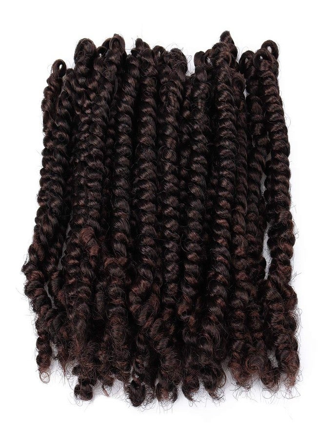 Dorsanee Short Bob Spring Twist Crochet Hair 6 Inch 6 Packs Pre-twisted Curly Braids Pre-looped Mini Passion Twists Fluffy Synthetic Hair Extensions (T33#) - Image 4