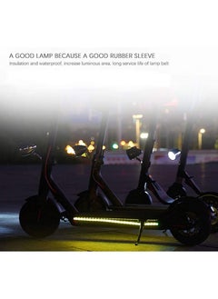 Captaintech Scooter LED Strip Light, 2 Pack Night Cycling Foldable Colorful Lamp Waterproof Safety Skateboard Decorative Accessories for Xiaomi M365/pro, for Ninebot/for Mercane Wide Wheel Scooter  - Image 2