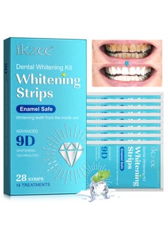 28pcs 9D Teeth Whitening Strips Upgraded Teeth Whitener Strips Enamel Safe Sensitive Teeth Whitening Individual Strips Gel Teeth Cleaning Strips for Fast Remove Yellowing Tooth Strips - pzsku/Z71A07FDDC77A4BEC5964Z/45/_/1731059288/b2aaa532-2742-4466-8ef0-4fead7a622b2