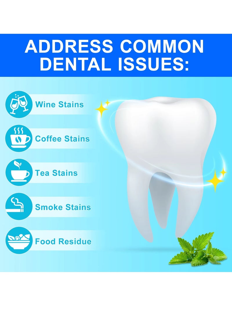 IKZEE 28pcs 9D Teeth Whitening Strips Upgraded Teeth Whitener Strips Enamel Safe Sensitive Teeth Whitening Individual Strips Gel Teeth Cleaning Strips for Fast Remove Yellowing Tooth Strips - Image 2