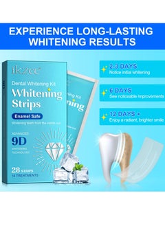 28pcs 9D Teeth Whitening Strips Upgraded Teeth Whitener Strips Enamel Safe Sensitive Teeth Whitening Individual Strips Gel Teeth Cleaning Strips for Fast Remove Yellowing Tooth Strips - pzsku/Z71A07FDDC77A4BEC5964Z/45/_/1731064042/6f0bc208-2492-4692-a24a-63dc4a48b2d7